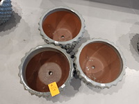 3x vorstvrije terracotta bloempot - afbeelding 3 van  4