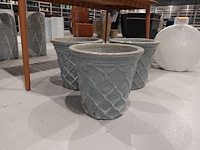 3x vorstvrije terracotta bloempot - afbeelding 1 van  4