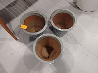 3x vorstvrije terracotta bloempot - afbeelding 3 van  4