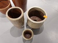 3x vorstvrije terracotta bloempot - afbeelding 3 van  7