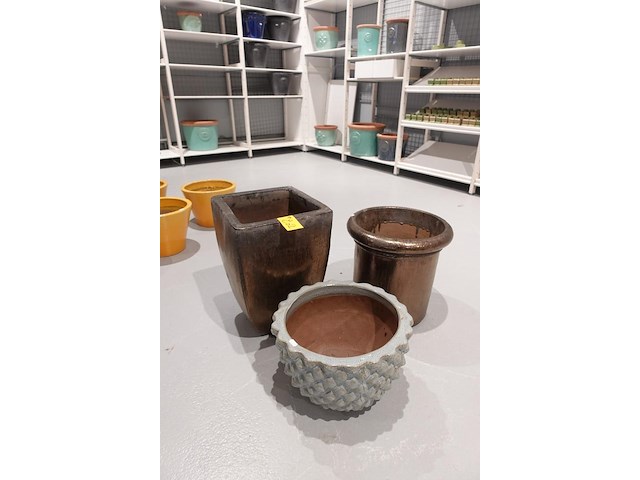 3x vorstvrije terracotta bloempot - afbeelding 2 van  6