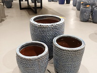 3x vorstvrije terracotta bloempot - afbeelding 2 van  5