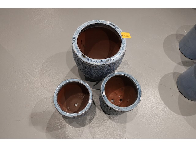 3x vorstvrije terracotta bloempot - afbeelding 3 van  5