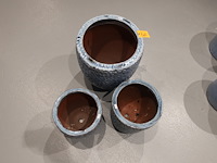 3x vorstvrije terracotta bloempot - afbeelding 3 van  5