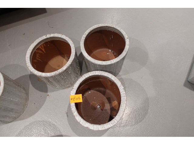 3x vorstvrije terracotta bloempot - afbeelding 3 van  3