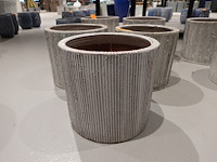 3x vorstvrije terracotta bloempot - afbeelding 1 van  3