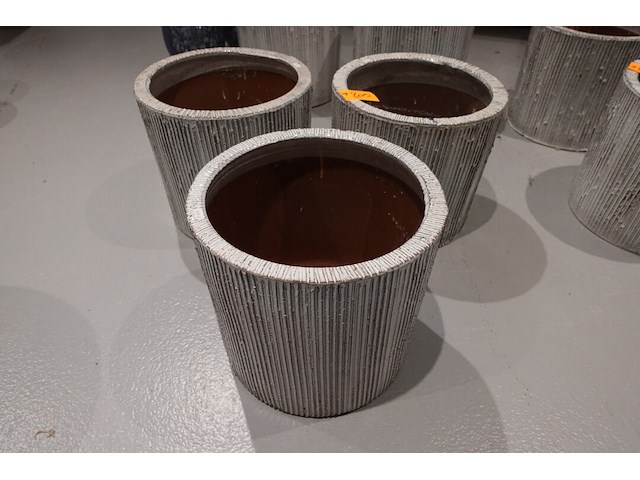 3x vorstvrije terracotta bloempot - afbeelding 2 van  3