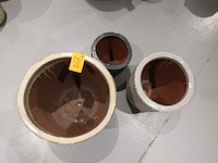 3x vorstvrije terracotta bloempot - afbeelding 3 van  6