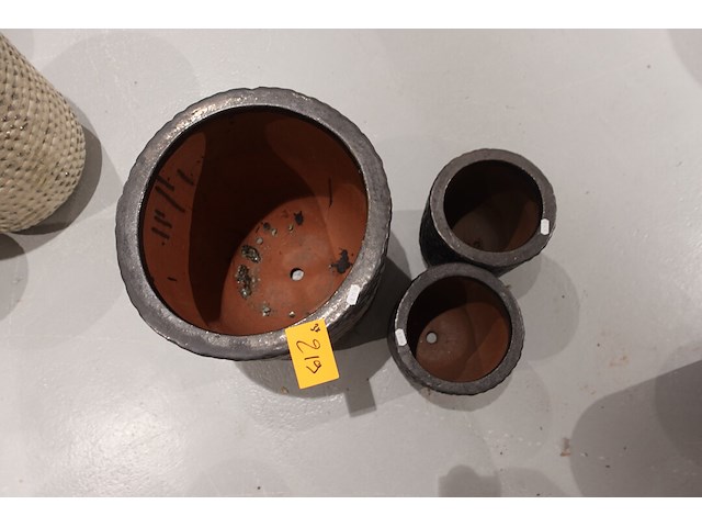 3x vorstvrije terracotta bloempot - afbeelding 3 van  5