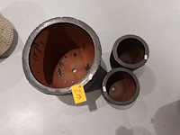 3x vorstvrije terracotta bloempot - afbeelding 3 van  5