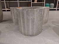 3x vorstvrije terracotta bloempot - afbeelding 1 van  3