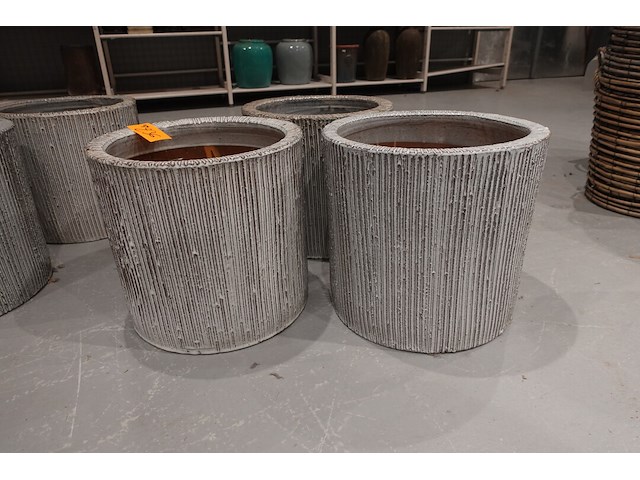 3x vorstvrije terracotta bloempot - afbeelding 1 van  3