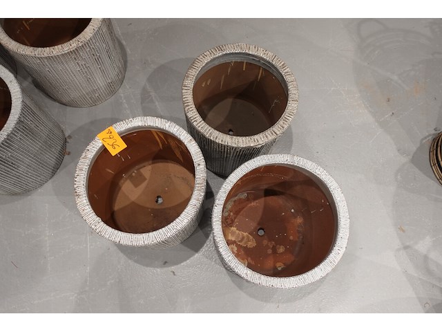 3x vorstvrije terracotta bloempot - afbeelding 3 van  3
