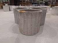 3x vorstvrije terracotta bloempot - afbeelding 1 van  3