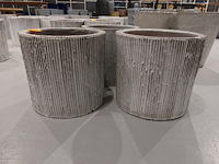 3x vorstvrije terracotta bloempot - afbeelding 1 van  3