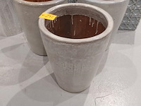 3x vorstvrije terracotta bloempot - afbeelding 2 van  4