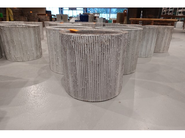 3x vorstvrije terracotta bloempot - afbeelding 1 van  3