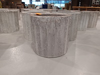 3x vorstvrije terracotta bloempot - afbeelding 1 van  3