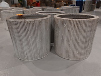 3x vorstvrije terracotta bloempot - afbeelding 1 van  3