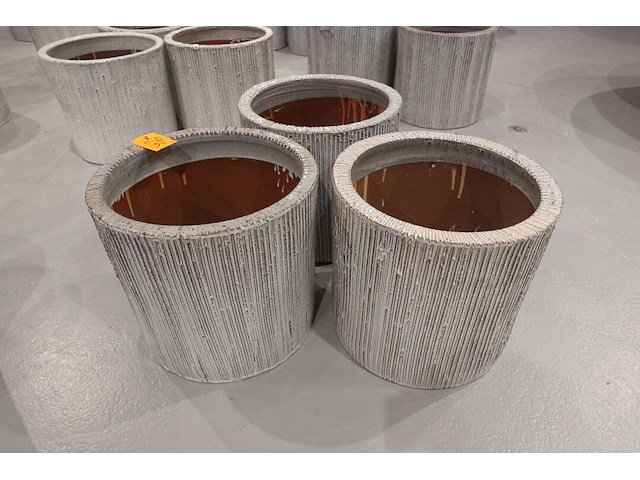 3x vorstvrije terracotta bloempot - afbeelding 2 van  3