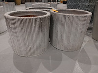 3x vorstvrije terracotta bloempot - afbeelding 1 van  3