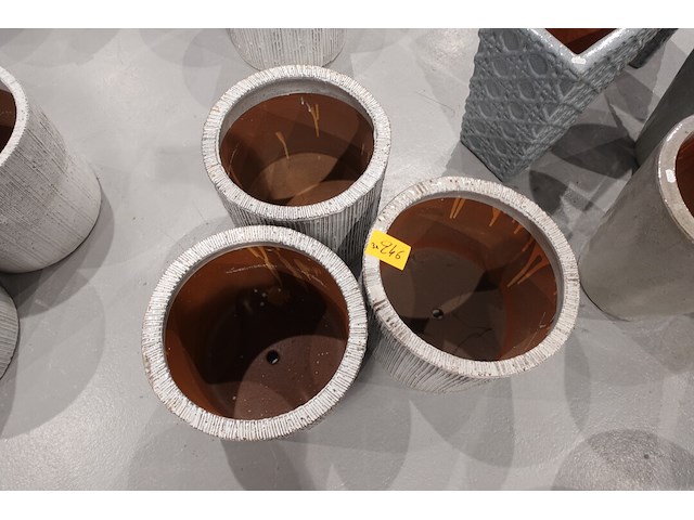 3x vorstvrije terracotta bloempot - afbeelding 3 van  3