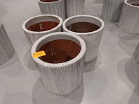 3x vorstvrije terracotta bloempot - afbeelding 2 van  3