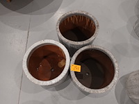 3x vorstvrije terracotta bloempot - afbeelding 3 van  3