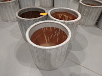 3x vorstvrije terracotta bloempot - afbeelding 2 van  4