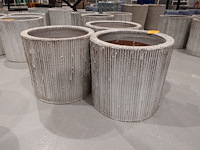 3x vorstvrije terracotta bloempot - afbeelding 1 van  3