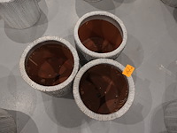 3x vorstvrije terracotta bloempot - afbeelding 3 van  3