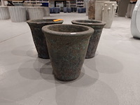 3x vorstvrije terracotta bloempot - afbeelding 1 van  4