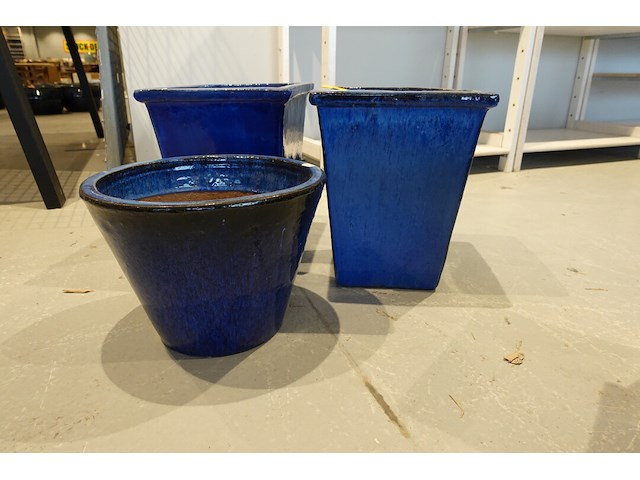 3x vorstvrije terracotta bloempot - afbeelding 1 van  5