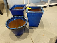 3x vorstvrije terracotta bloempot - afbeelding 2 van  5