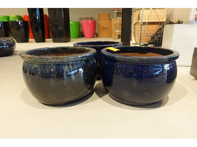 3x vorstvrije terracotta bloempot - afbeelding 1 van  5