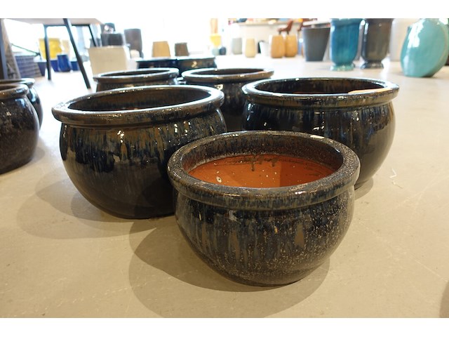 3x vorstvrije terracotta bloempot - afbeelding 1 van  5