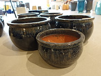 3x vorstvrije terracotta bloempot - afbeelding 1 van  5