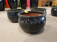 3x vorstvrije terracotta bloempot - afbeelding 1 van  4