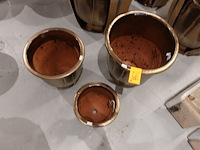 3x vorstvrije terracotta bloempot - afbeelding 2 van  2