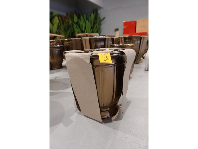 3x vorstvrije terracotta bloempot - afbeelding 1 van  3