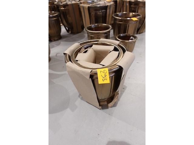 3x vorstvrije terracotta bloempot - afbeelding 2 van  3