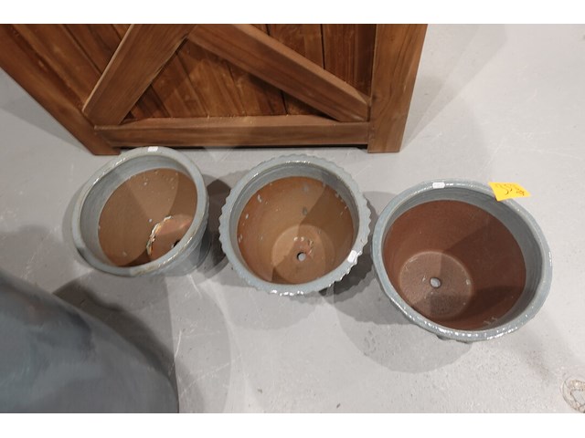 3x vorstvrije terracotta bloempot - afbeelding 3 van  5