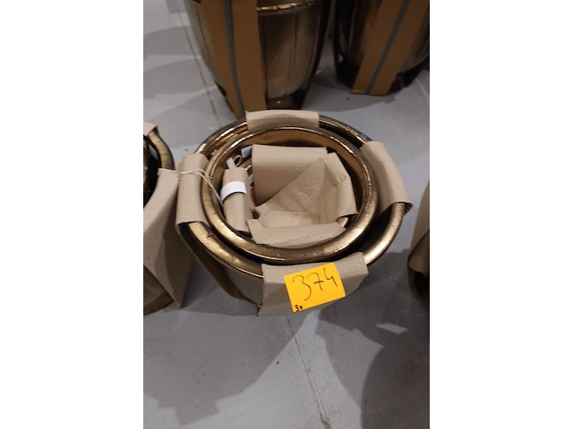 3x vorstvrije terracotta bloempot - afbeelding 2 van  2