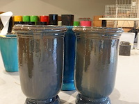 3x vorstvrije terracotta vaas - afbeelding 1 van  7