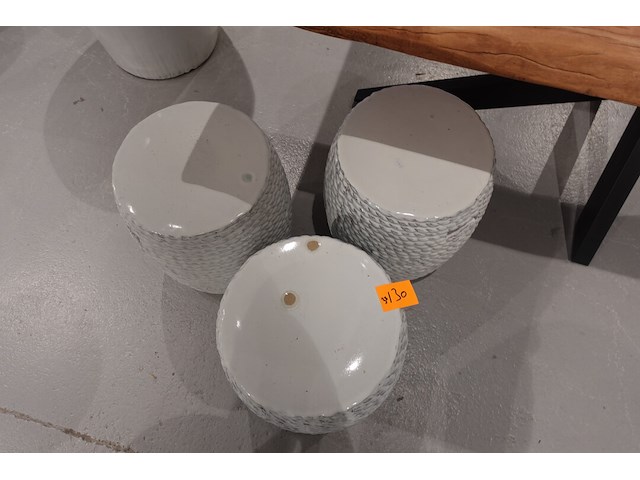 3x vorstvrije terracotta vaas - afbeelding 3 van  4