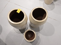 3x vorstvrije terracotta vaas - afbeelding 3 van  5