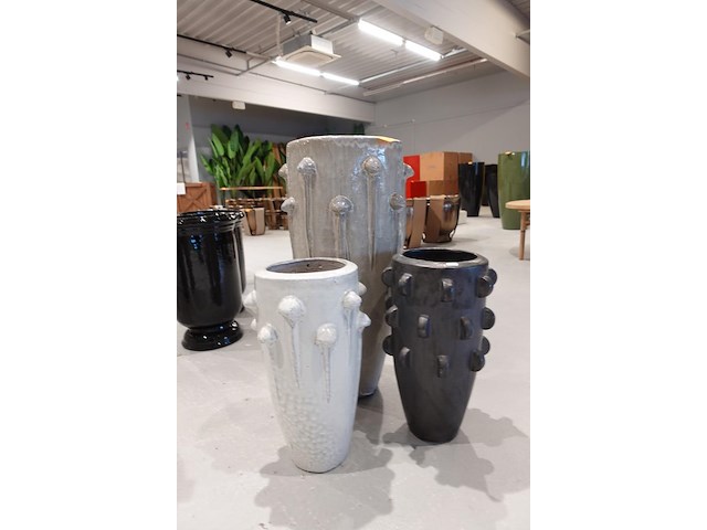 3x vorstvrije terracotta vaas - afbeelding 1 van  6