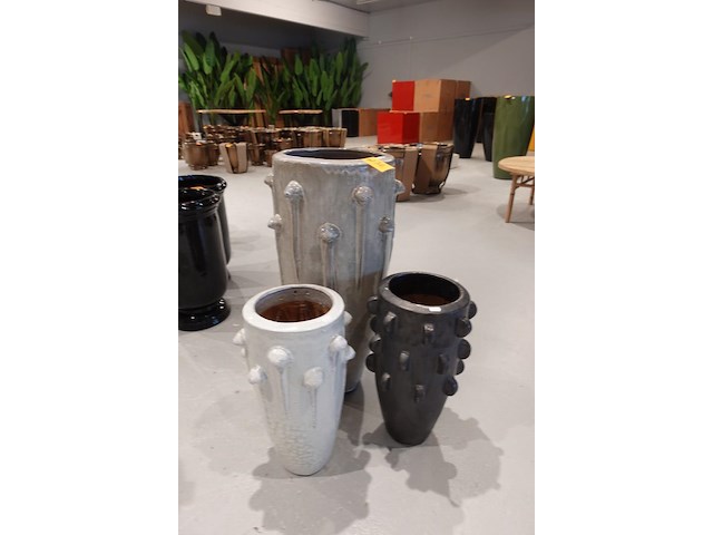 3x vorstvrije terracotta vaas - afbeelding 2 van  6