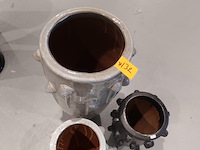 3x vorstvrije terracotta vaas - afbeelding 3 van  6