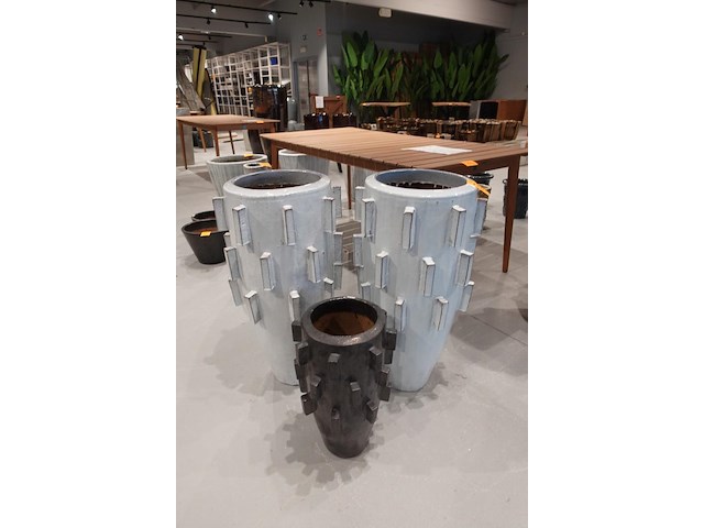 3x vorstvrije terracotta vaas - afbeelding 2 van  5